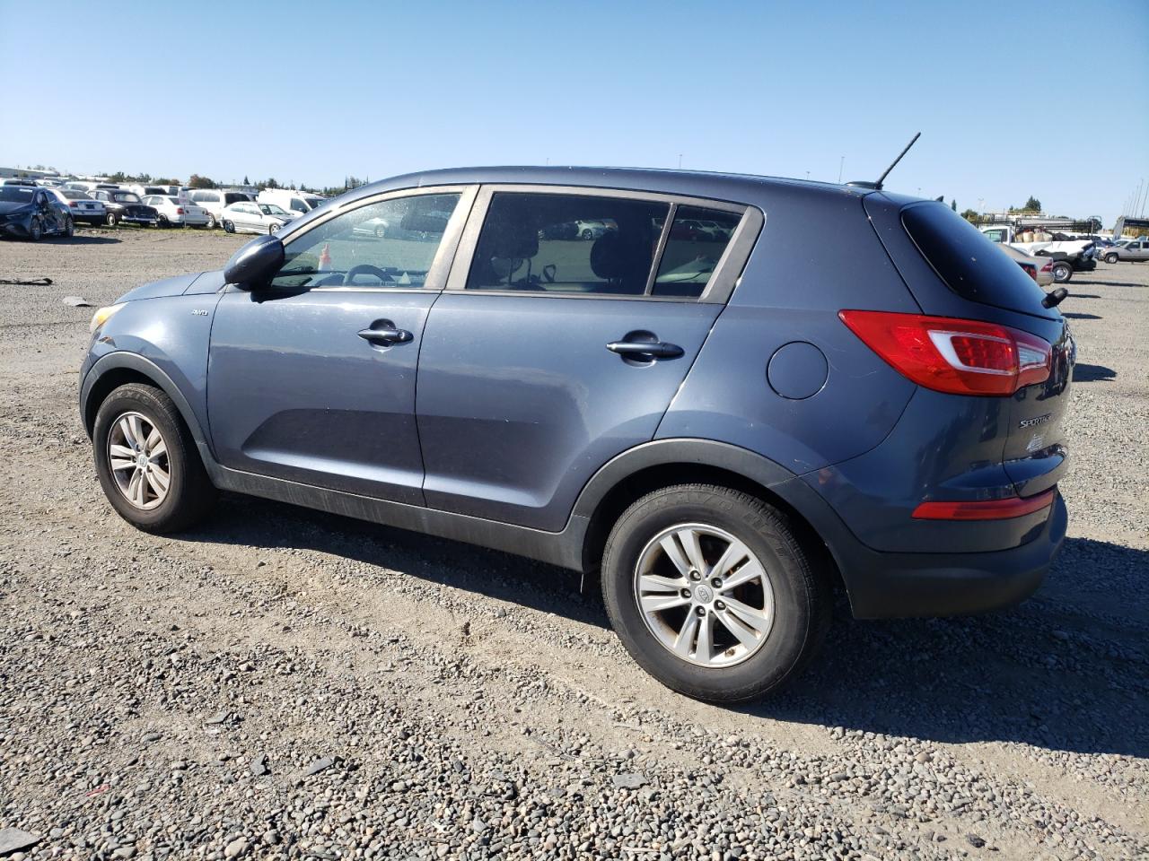 2011 Kia Sportage Lx Blue vin: KNDPBCA2XB7082808