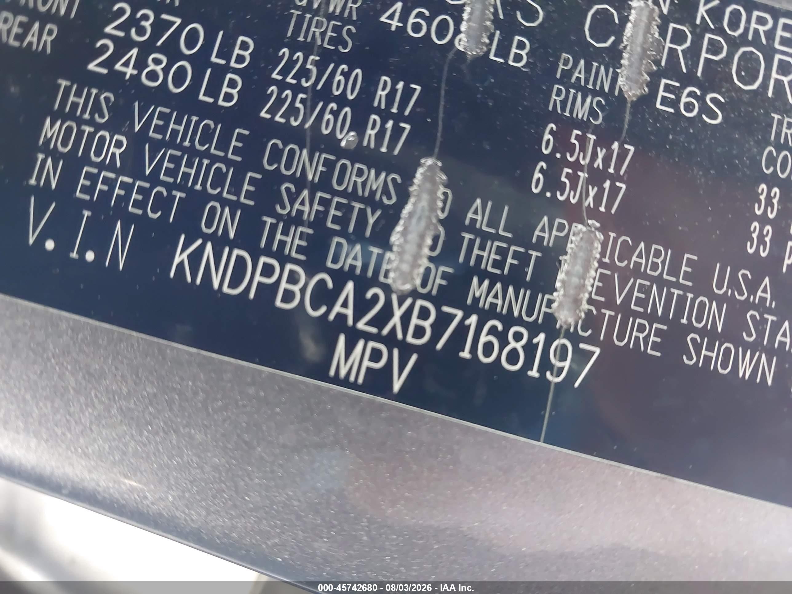 2011 Kia Sportage Lx Silver vin: KNDPBCA2XB7168197