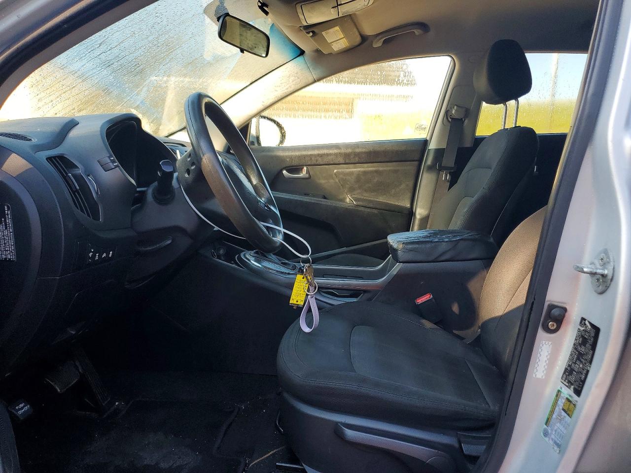 2012 Kia Sportage Lx Silver vin: KNDPBCA2XC7216332