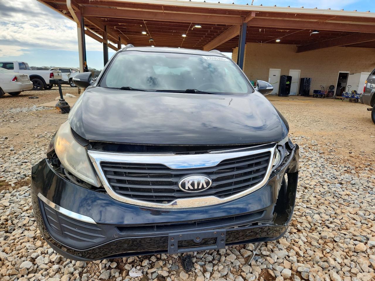 2013 Kia Sportage Lx Black vin: KNDPBCA2XD7476313