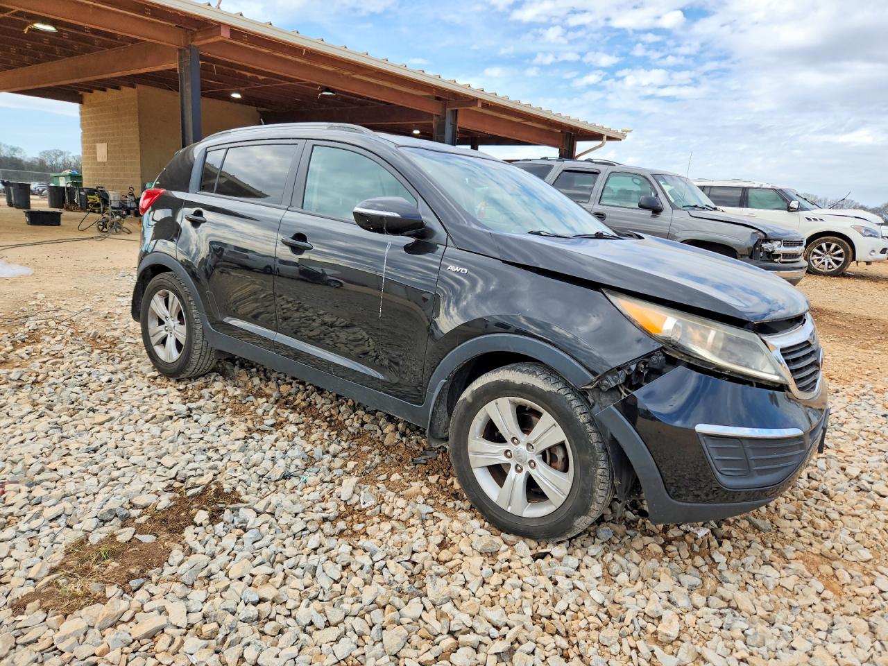 2013 Kia Sportage Lx Black vin: KNDPBCA2XD7476313