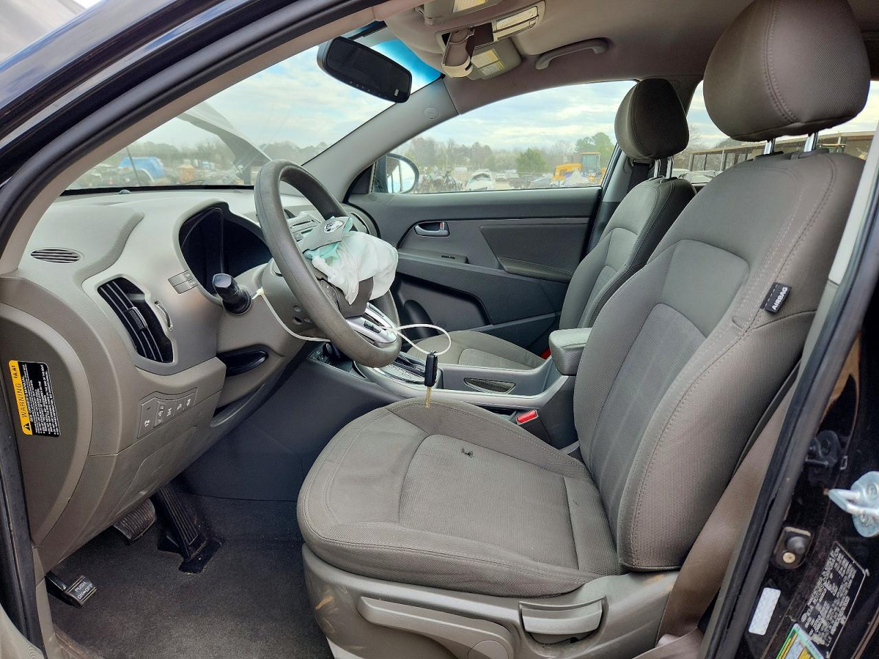 2013 Kia Sportage Lx Black vin: KNDPBCA2XD7476313