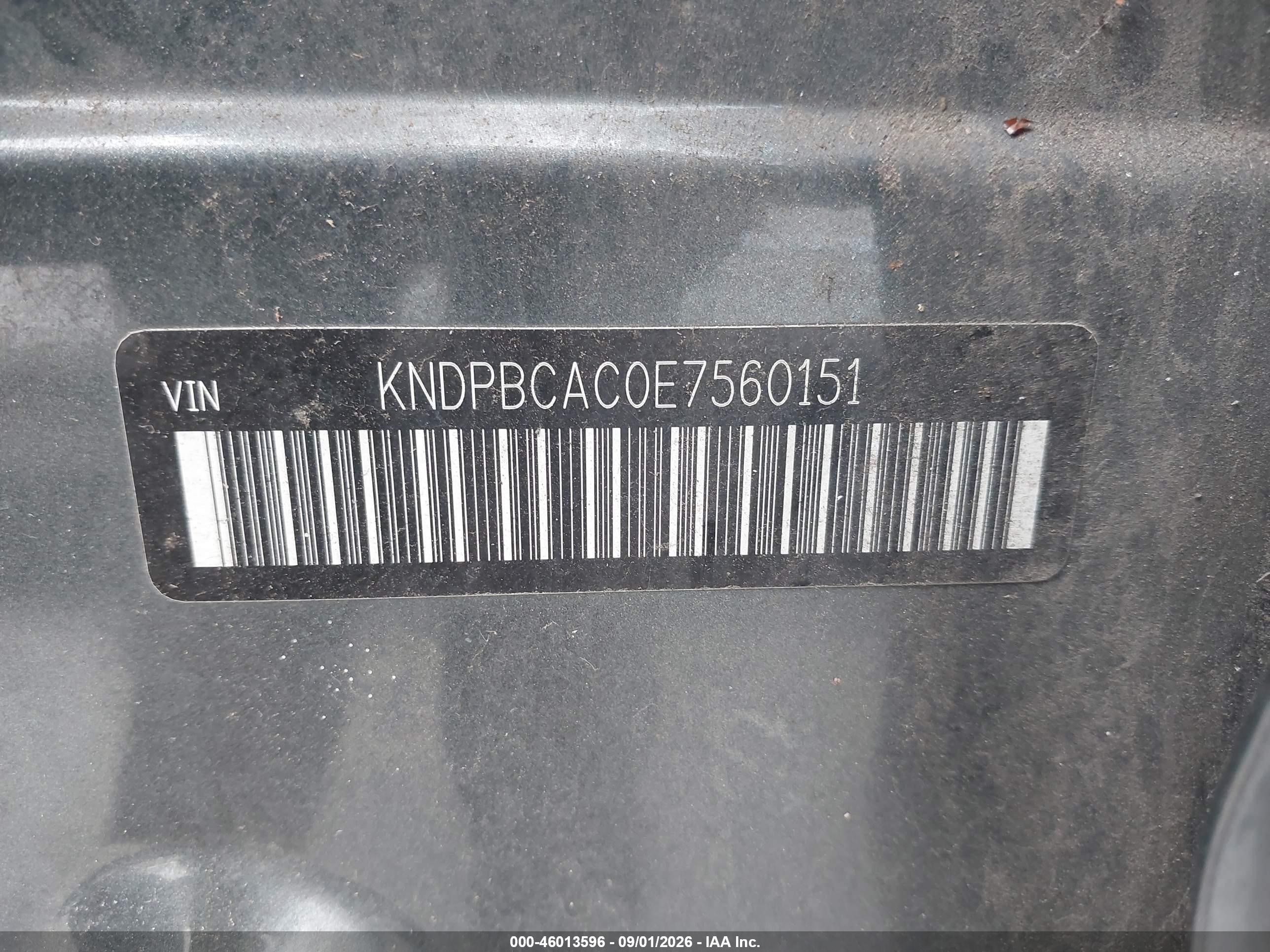 2014 Kia Sportage Lx Gray vin: KNDPBCAC0E7560151