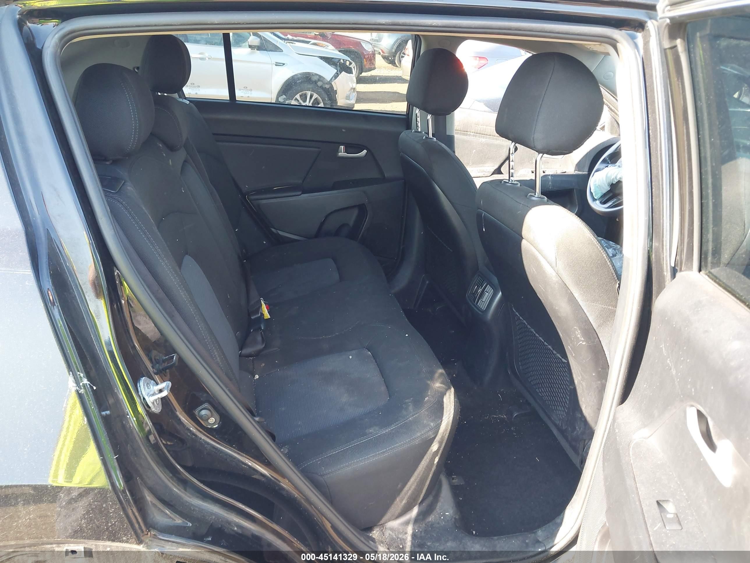 2014 Kia Sportage Lx Черный vin: KNDPBCAC0E7646074