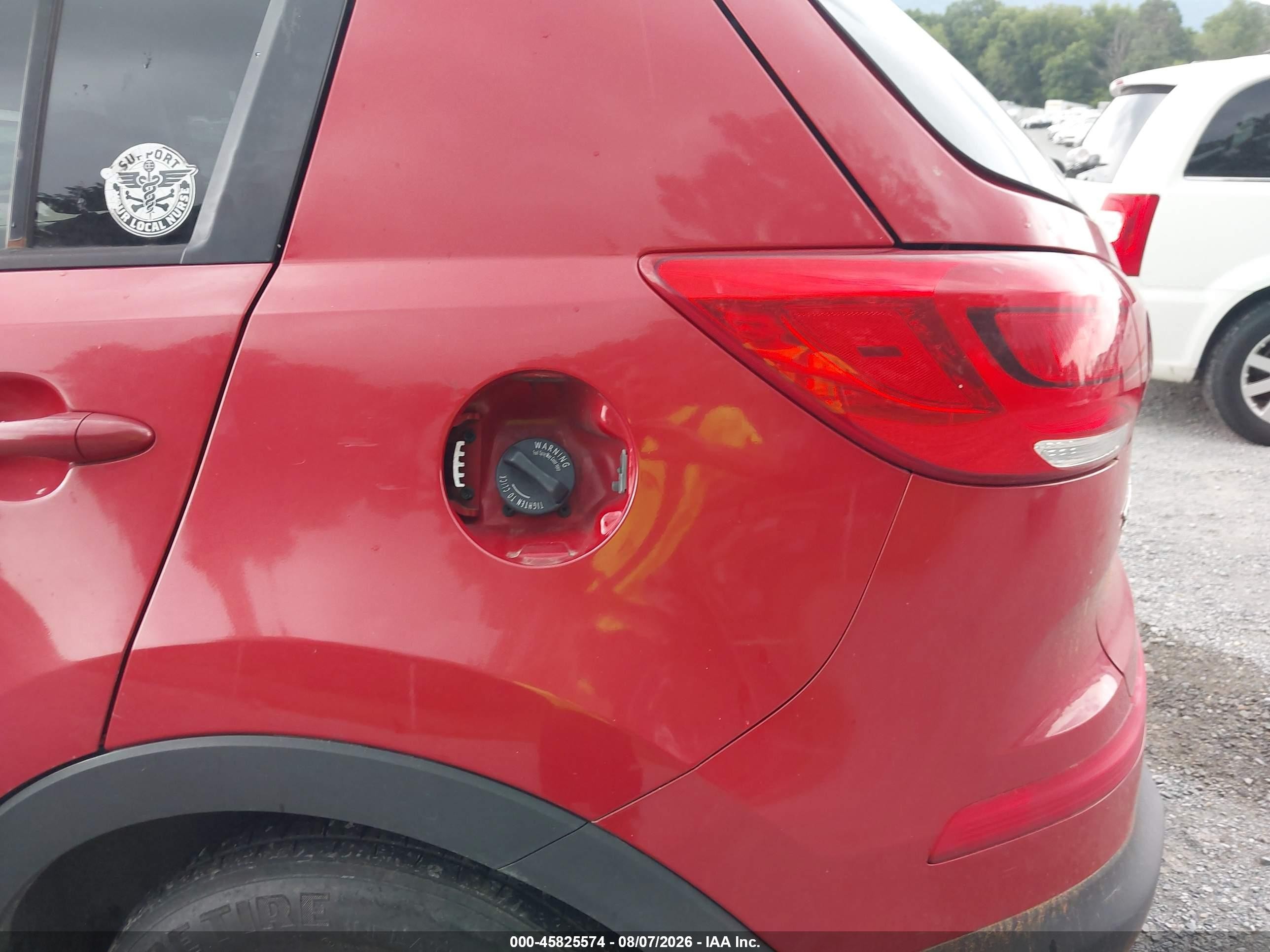 2015 Kia Sportage Lx Красный vin: KNDPBCAC0F7699133