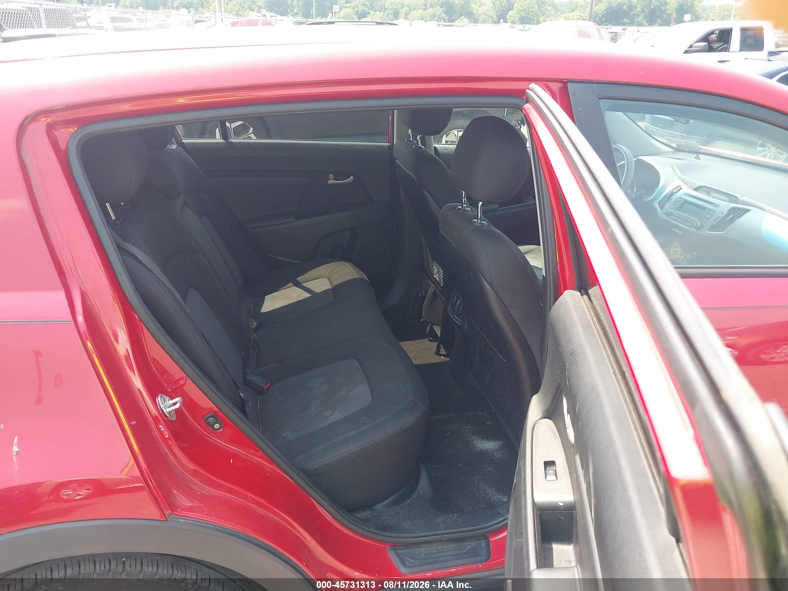 2015 Kia Sportage Lx Red vin: KNDPBCAC0F7761324