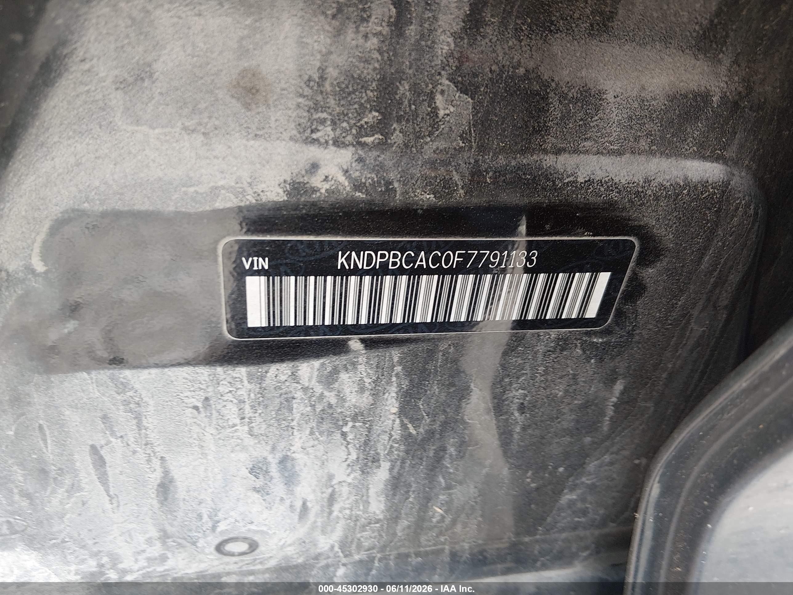 2015 Kia Sportage Lx Черный vin: KNDPBCAC0F7791133