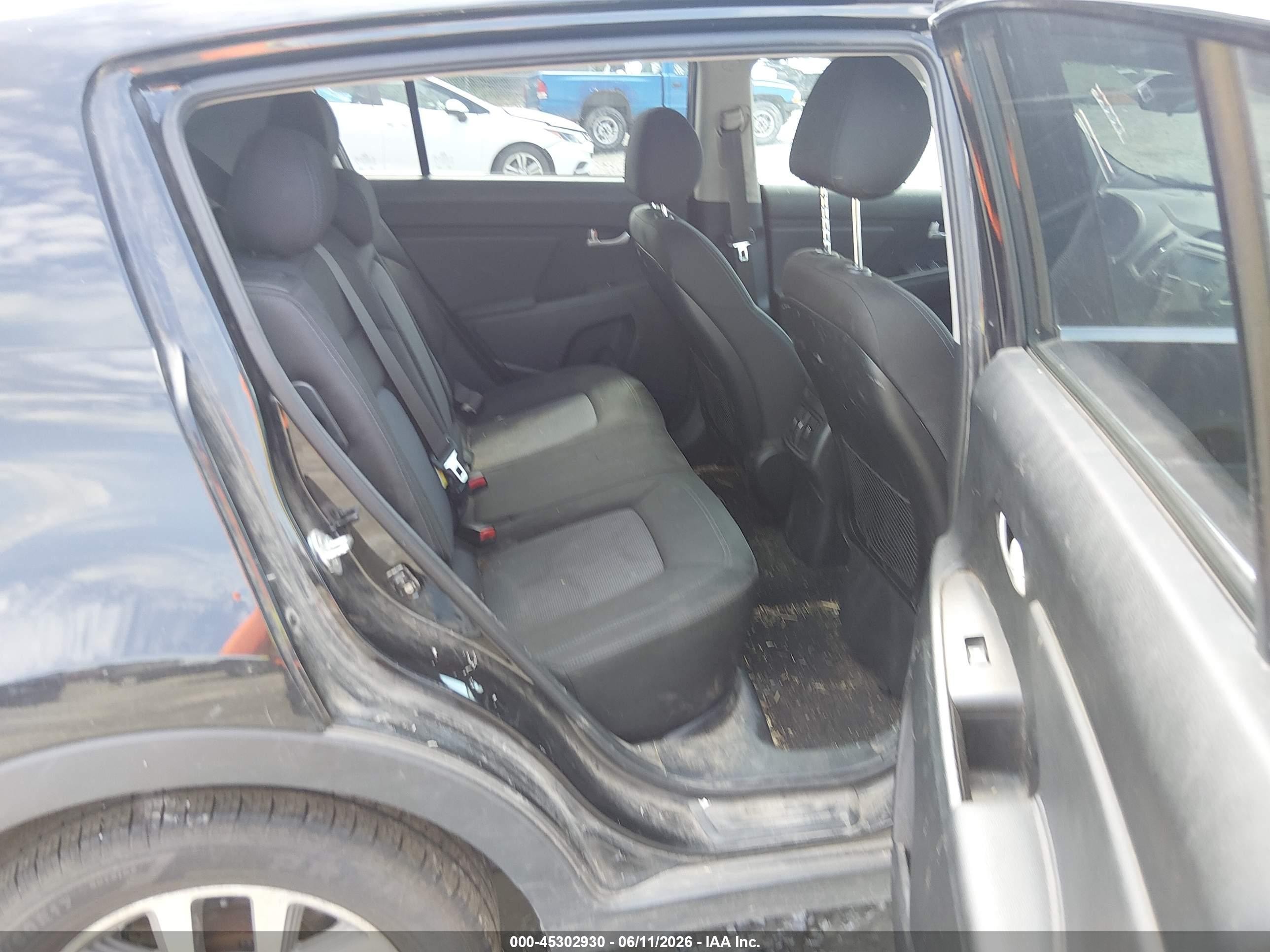 2015 Kia Sportage Lx Черный vin: KNDPBCAC0F7791133