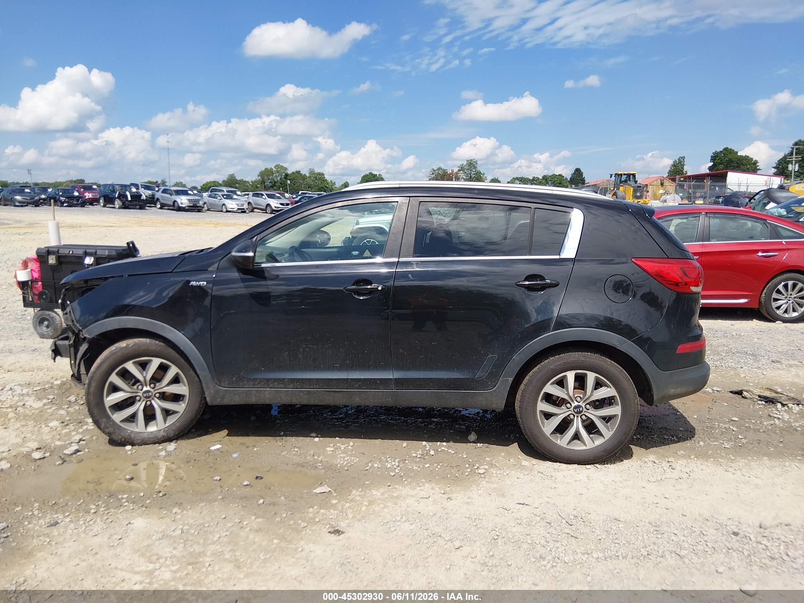 2015 Kia Sportage Lx Черный vin: KNDPBCAC0F7791133