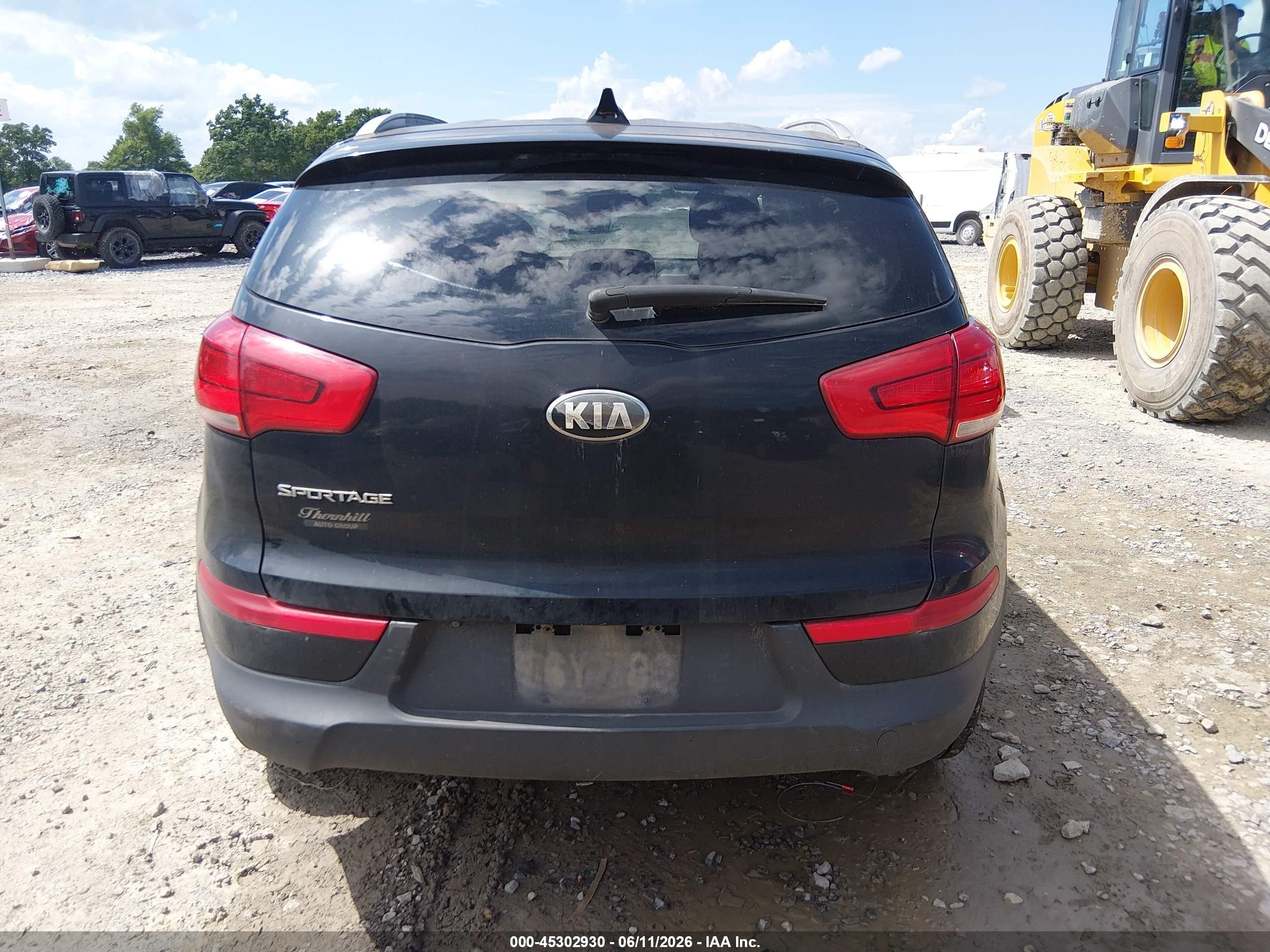 2015 Kia Sportage Lx Черный vin: KNDPBCAC0F7791133