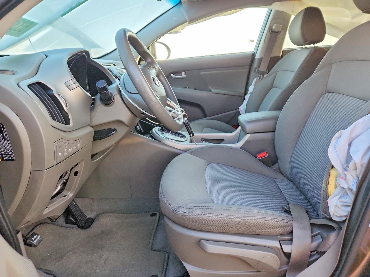 2014 Kia Sportage Lx Gray vin: KNDPBCAC1E7547764