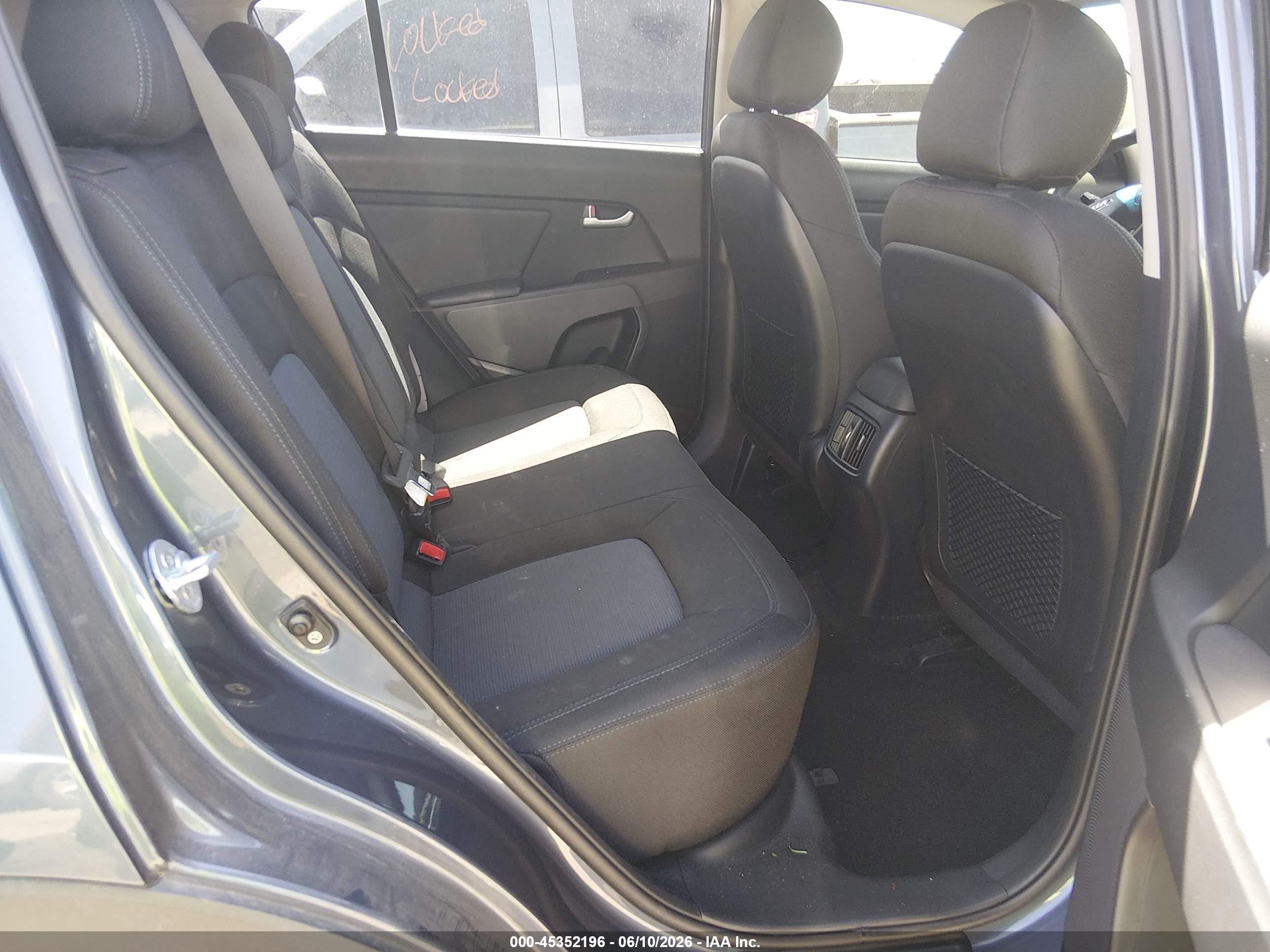 2014 Kia Sportage Lx Blue vin: KNDPBCAC1E7612306