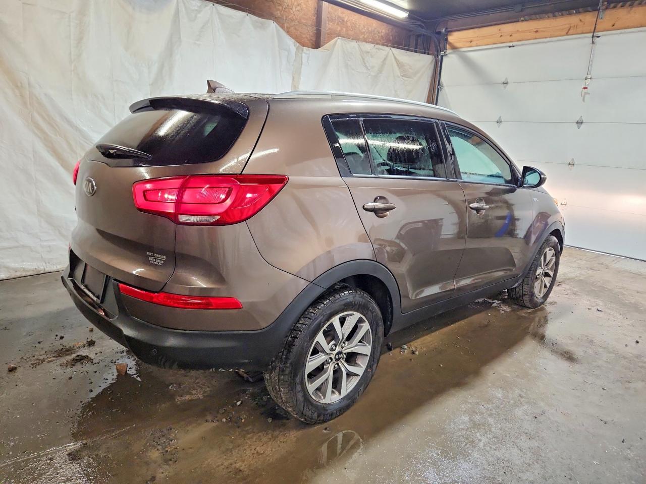 2014 Kia Sportage Lx Brown vin: KNDPBCAC1E7617845