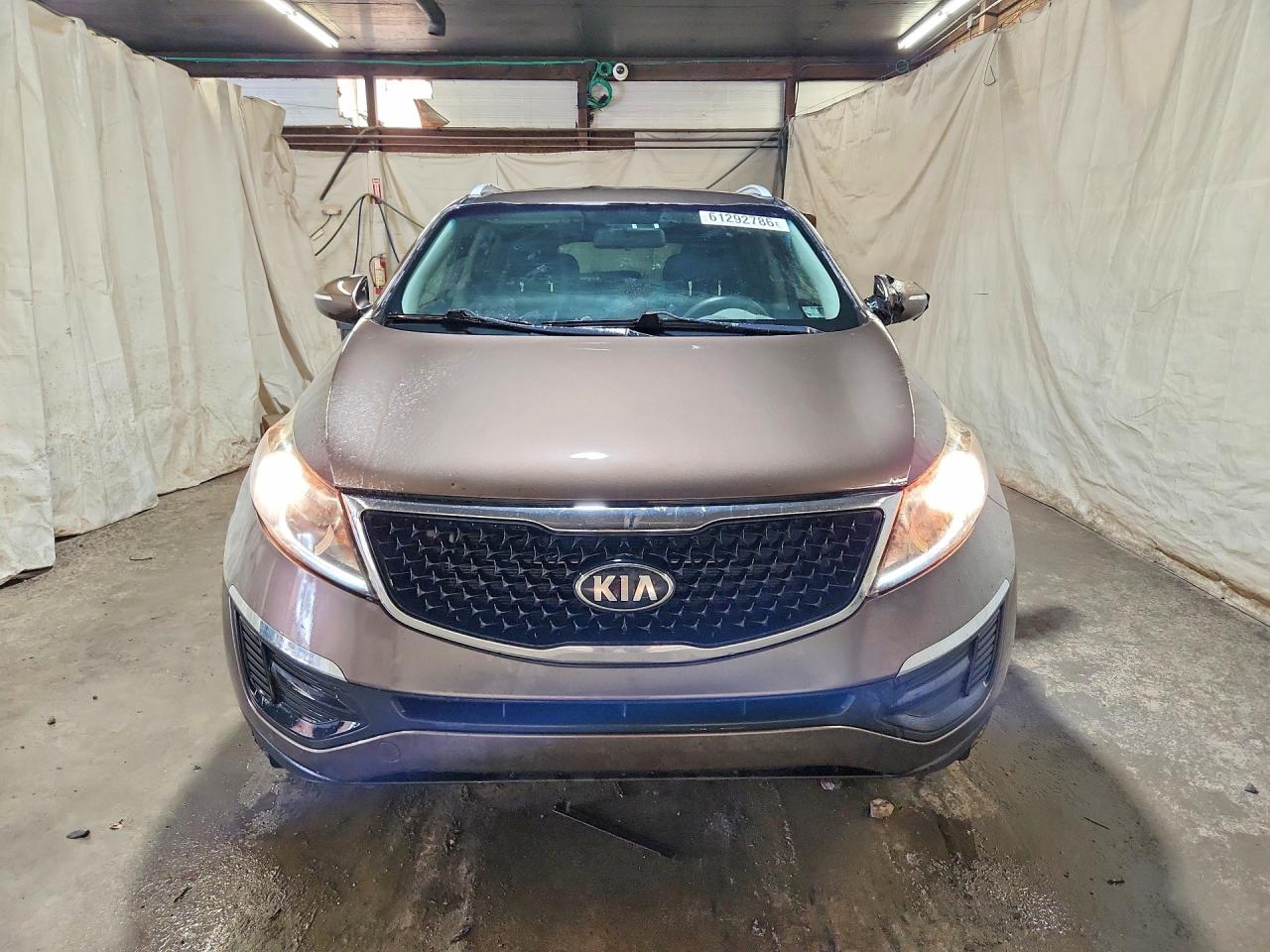 2014 Kia Sportage Lx Brown vin: KNDPBCAC1E7617845
