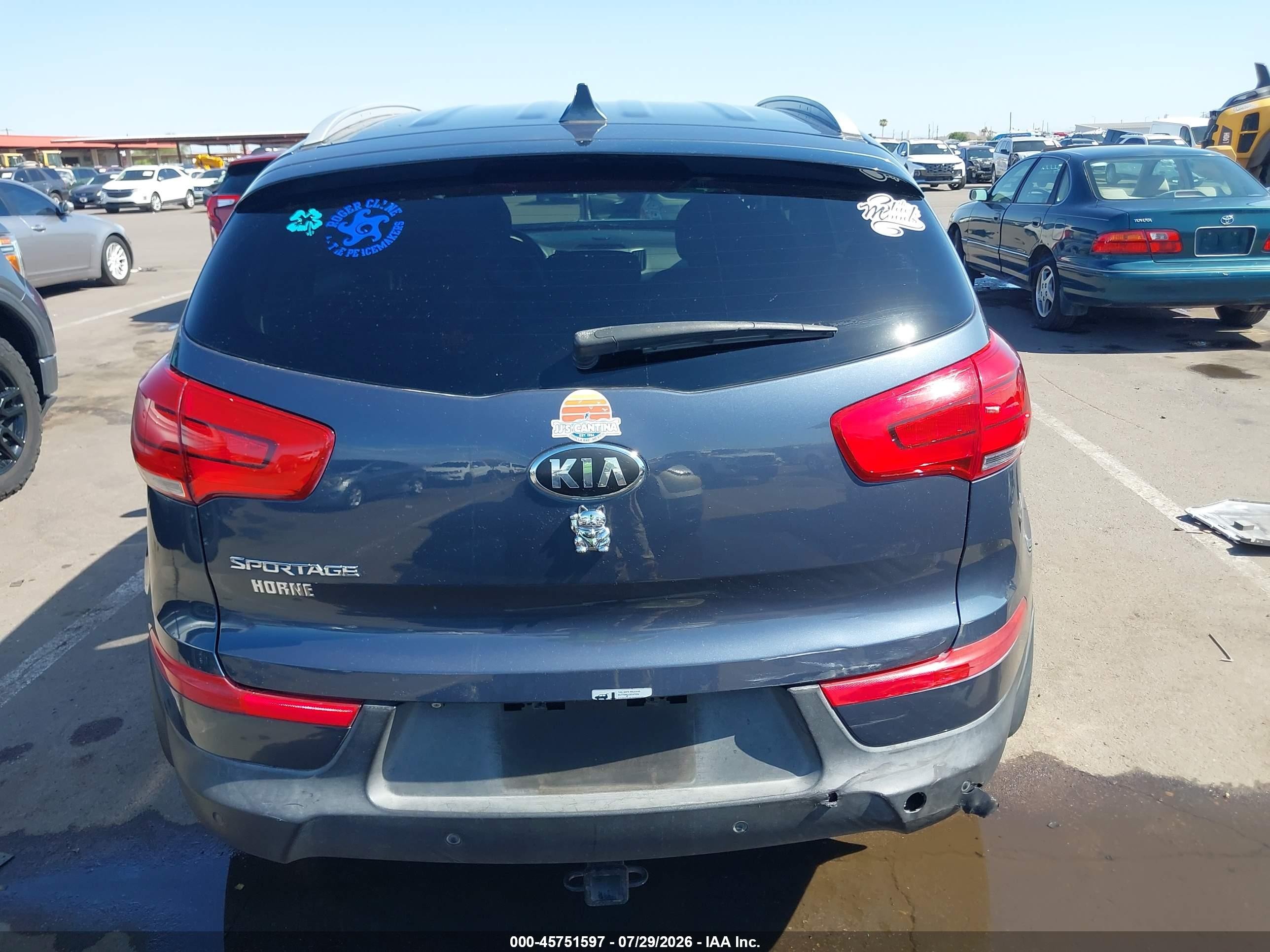 2014 Kia Sportage Lx Серый vin: KNDPBCAC1E7645564