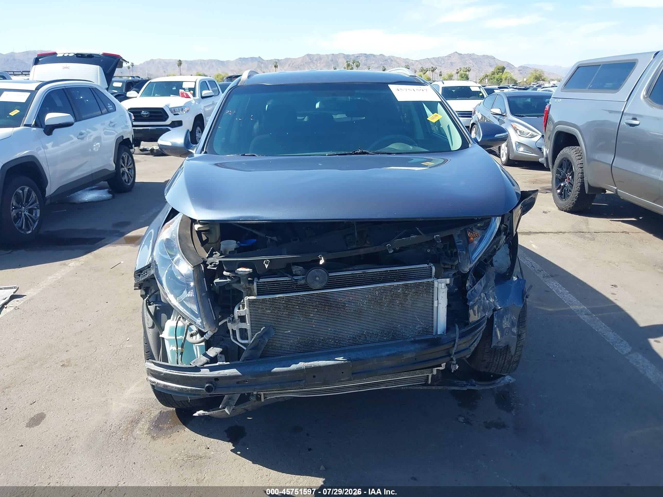 2014 Kia Sportage Lx Серый vin: KNDPBCAC1E7645564