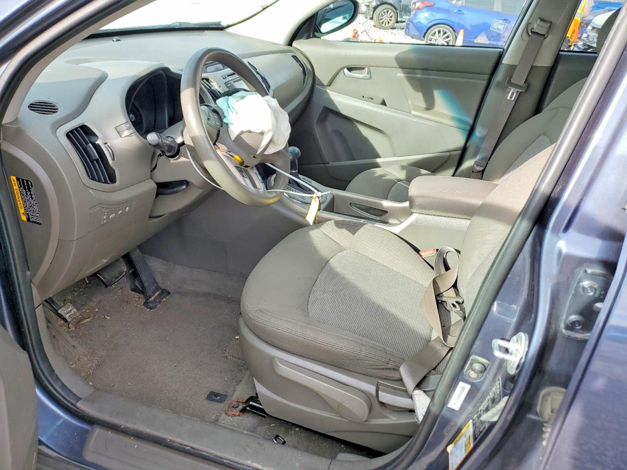 2015 Kia Sportage Lx Blue vin: KNDPBCAC1F7692787