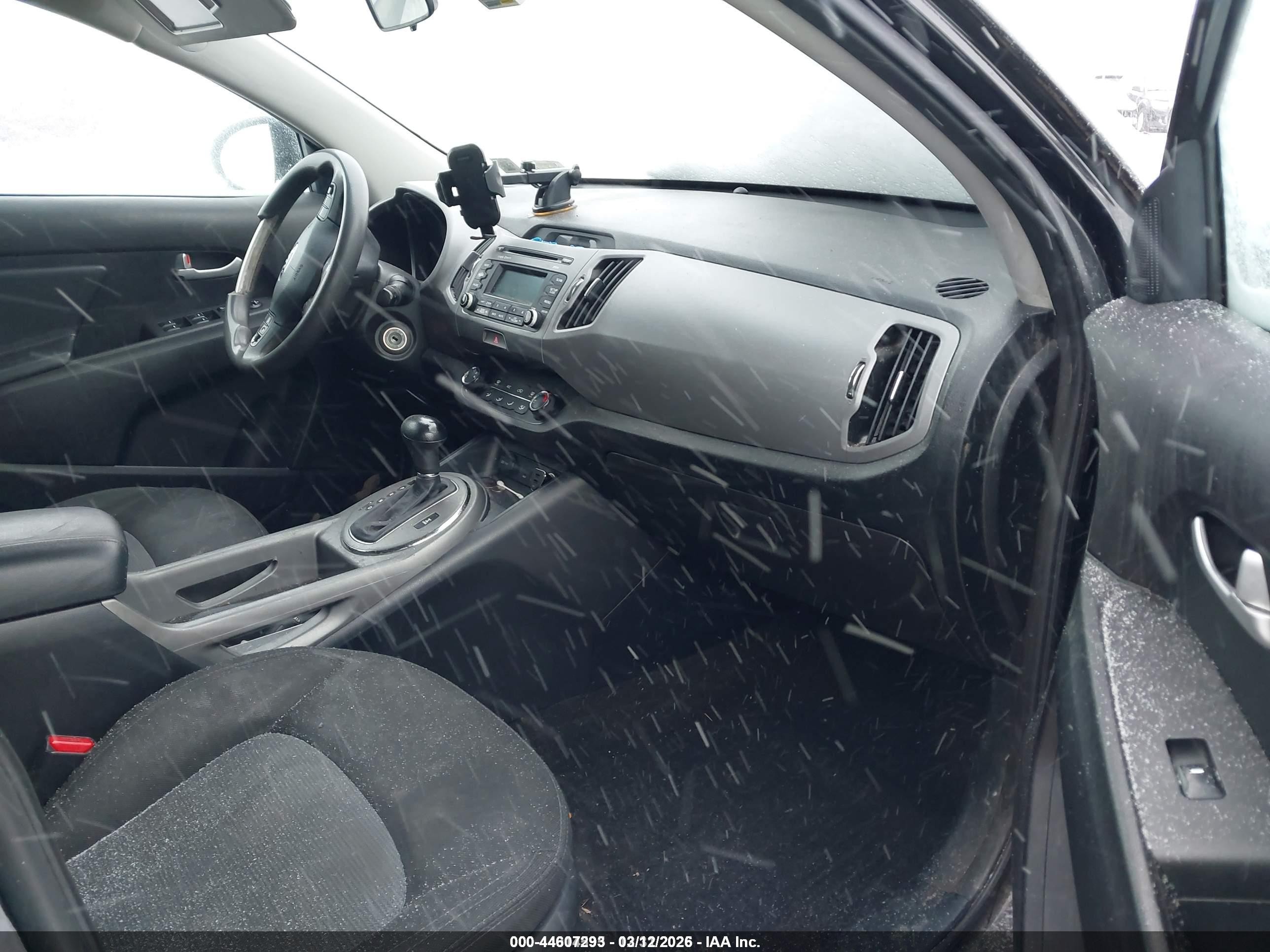2015 Kia Sportage Lx Black vin: KNDPBCAC1F7701259