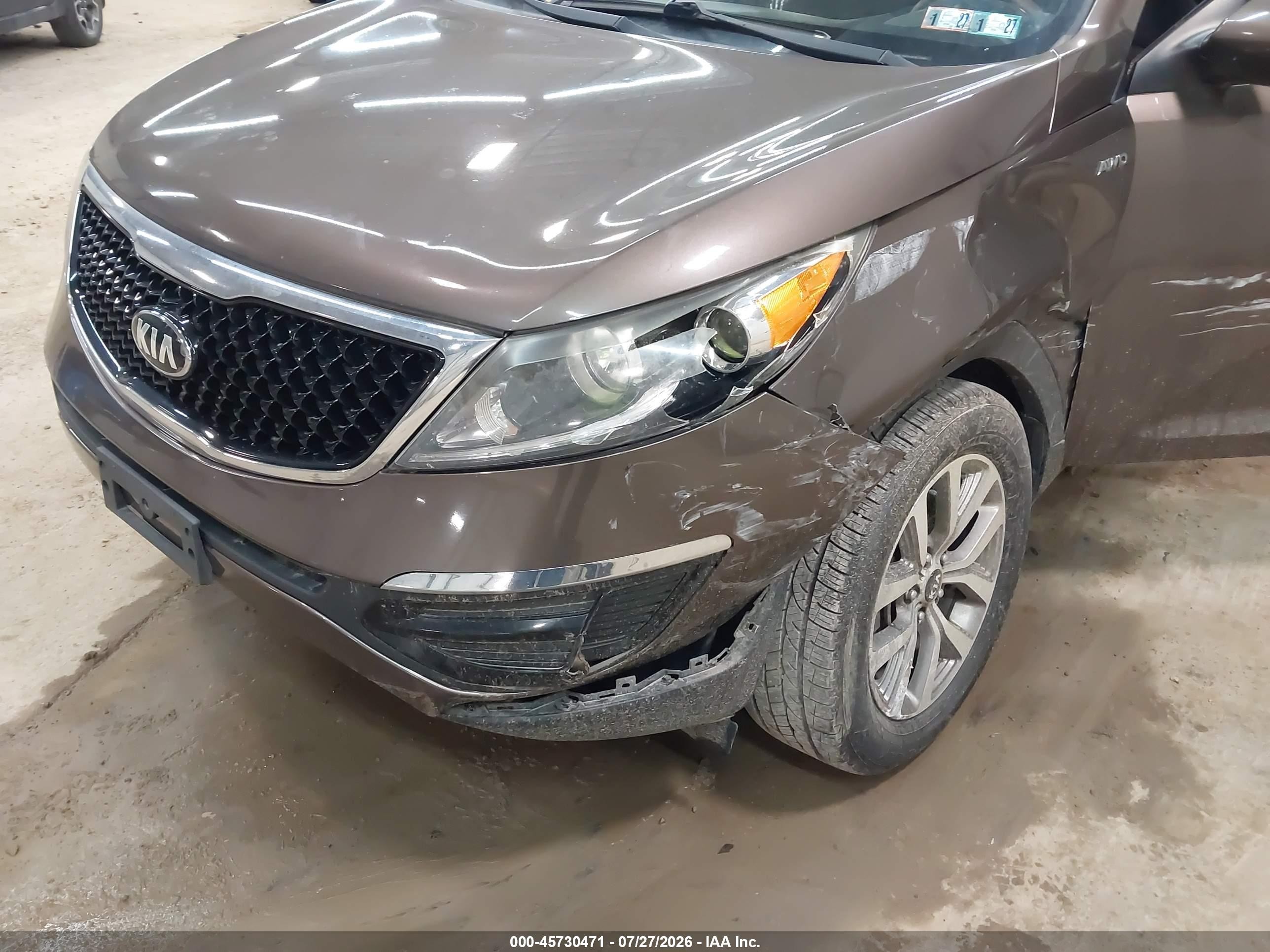 2015 Kia Sportage Lx Gold vin: KNDPBCAC1F7710947