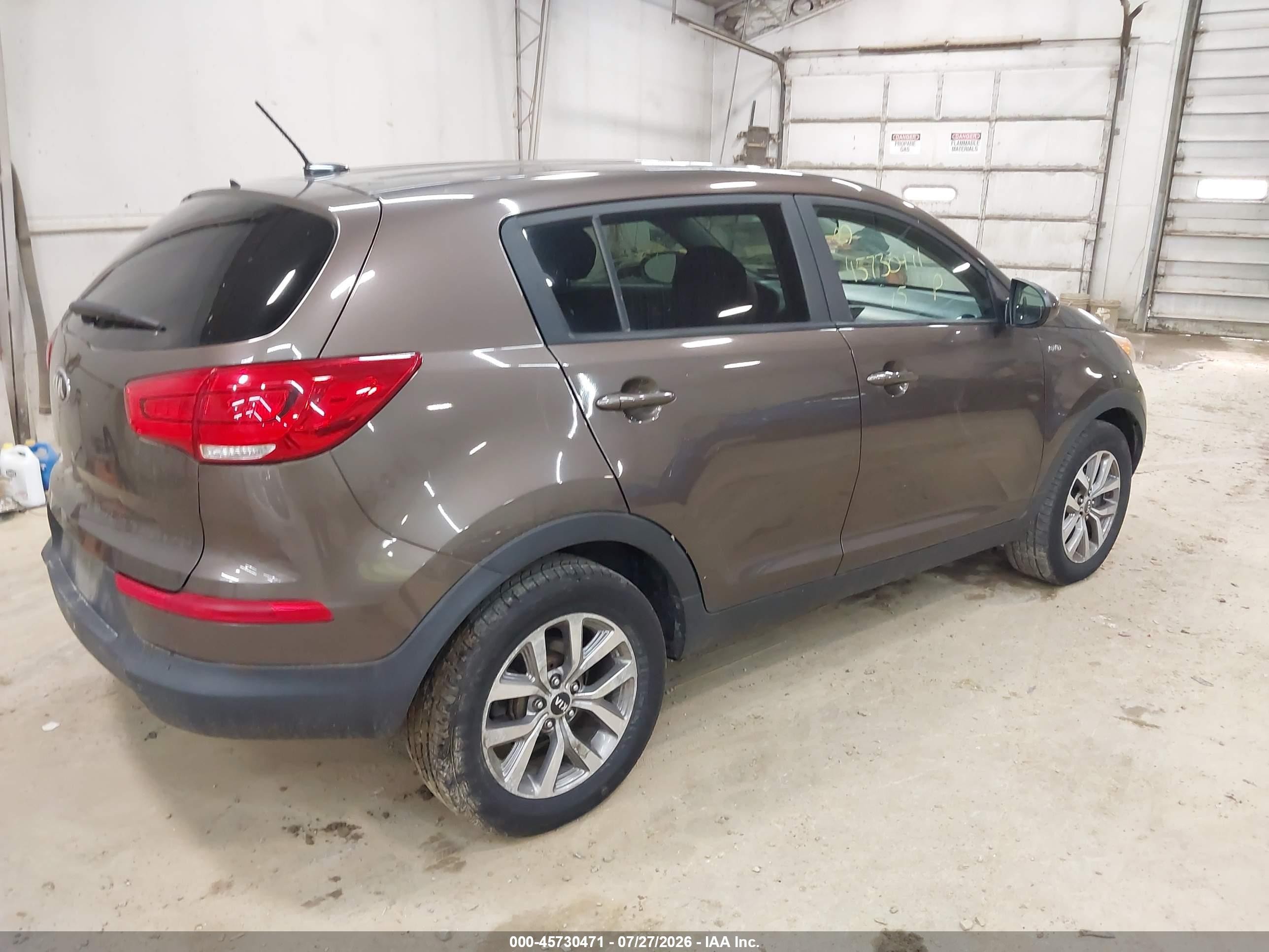 2015 Kia Sportage Lx Gold vin: KNDPBCAC1F7710947