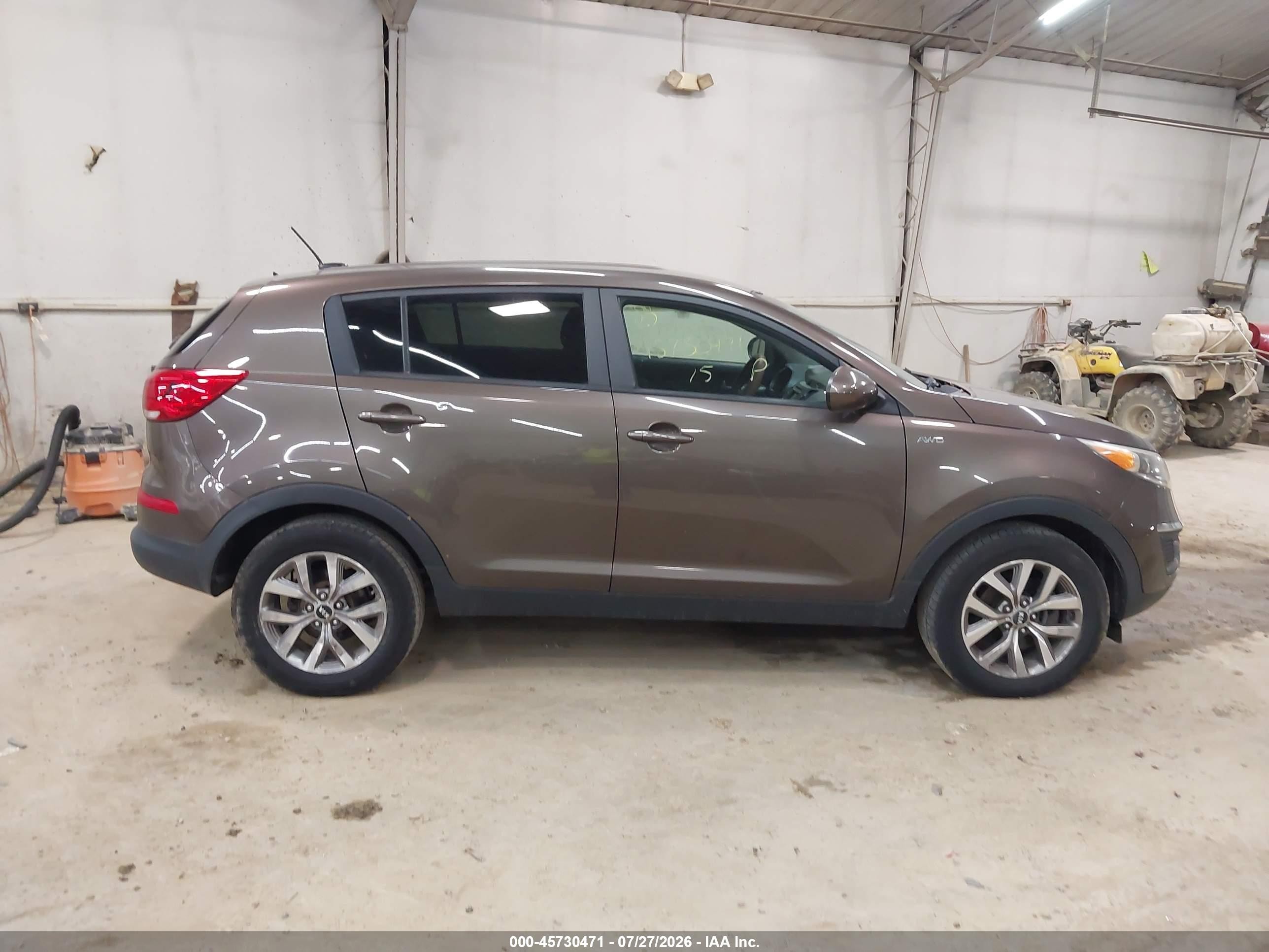 2015 Kia Sportage Lx Gold vin: KNDPBCAC1F7710947