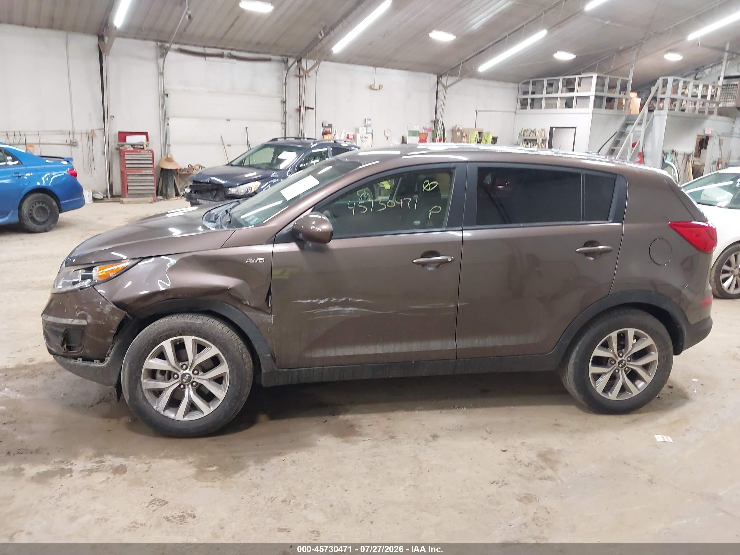 2015 Kia Sportage Lx Gold vin: KNDPBCAC1F7710947
