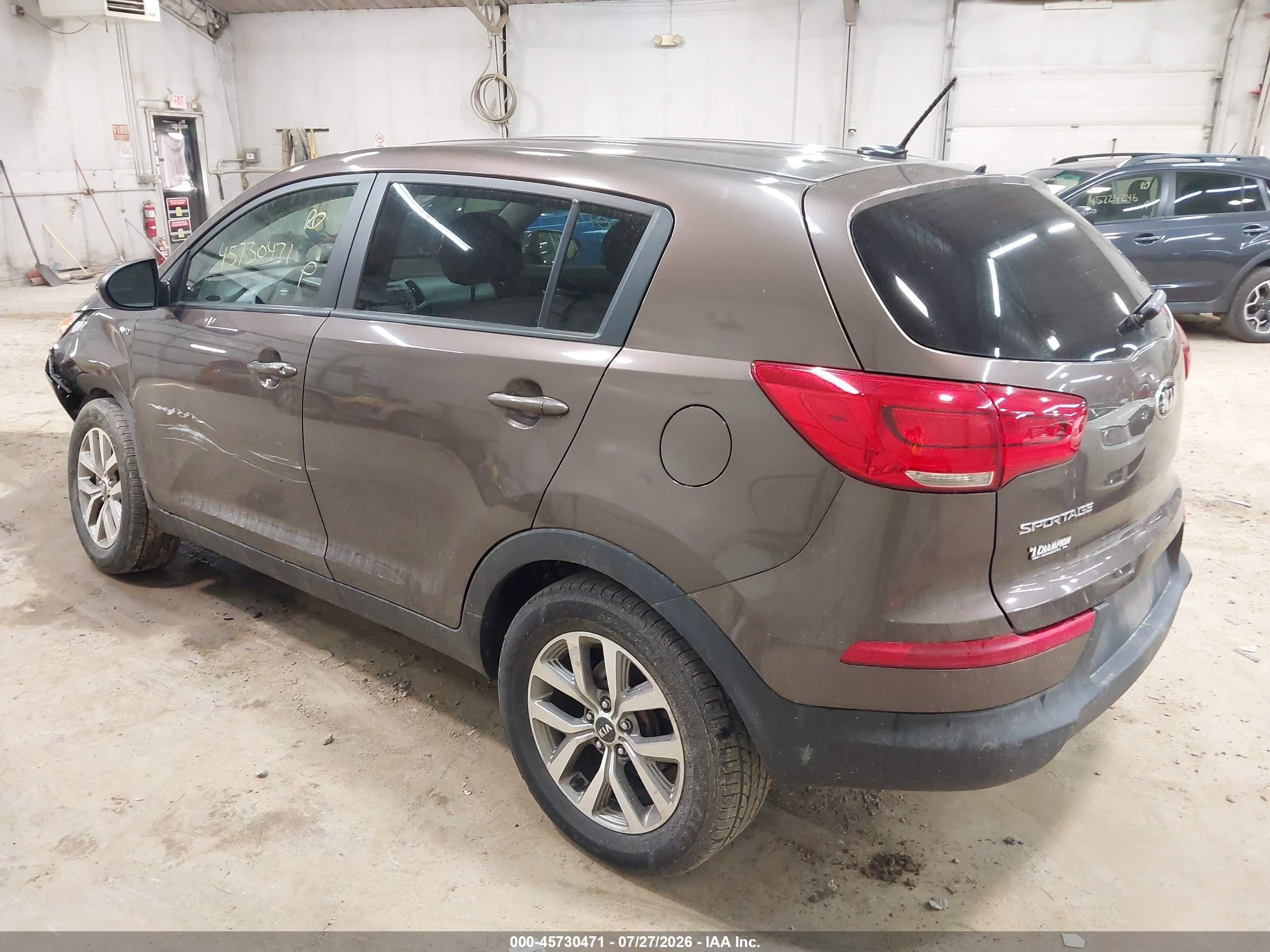 2015 Kia Sportage Lx Gold vin: KNDPBCAC1F7710947