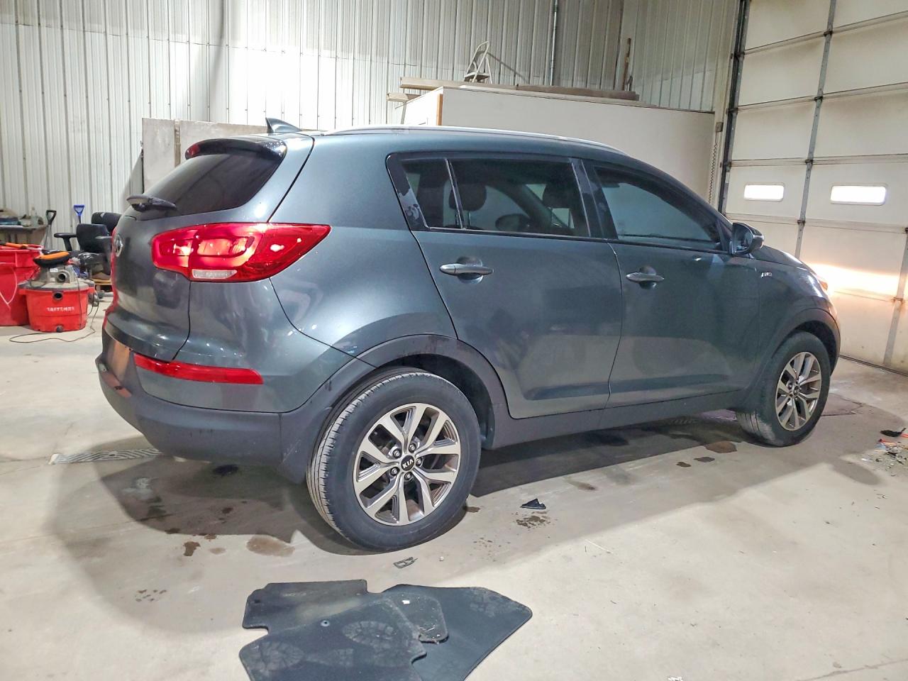 2015 Kia Sportage Lx Charcoal vin: KNDPBCAC1F7752177