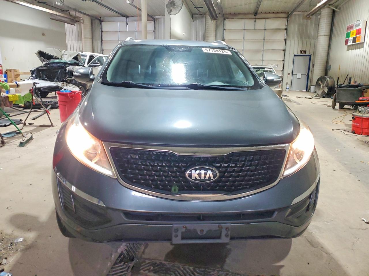 2015 Kia Sportage Lx Charcoal vin: KNDPBCAC1F7752177