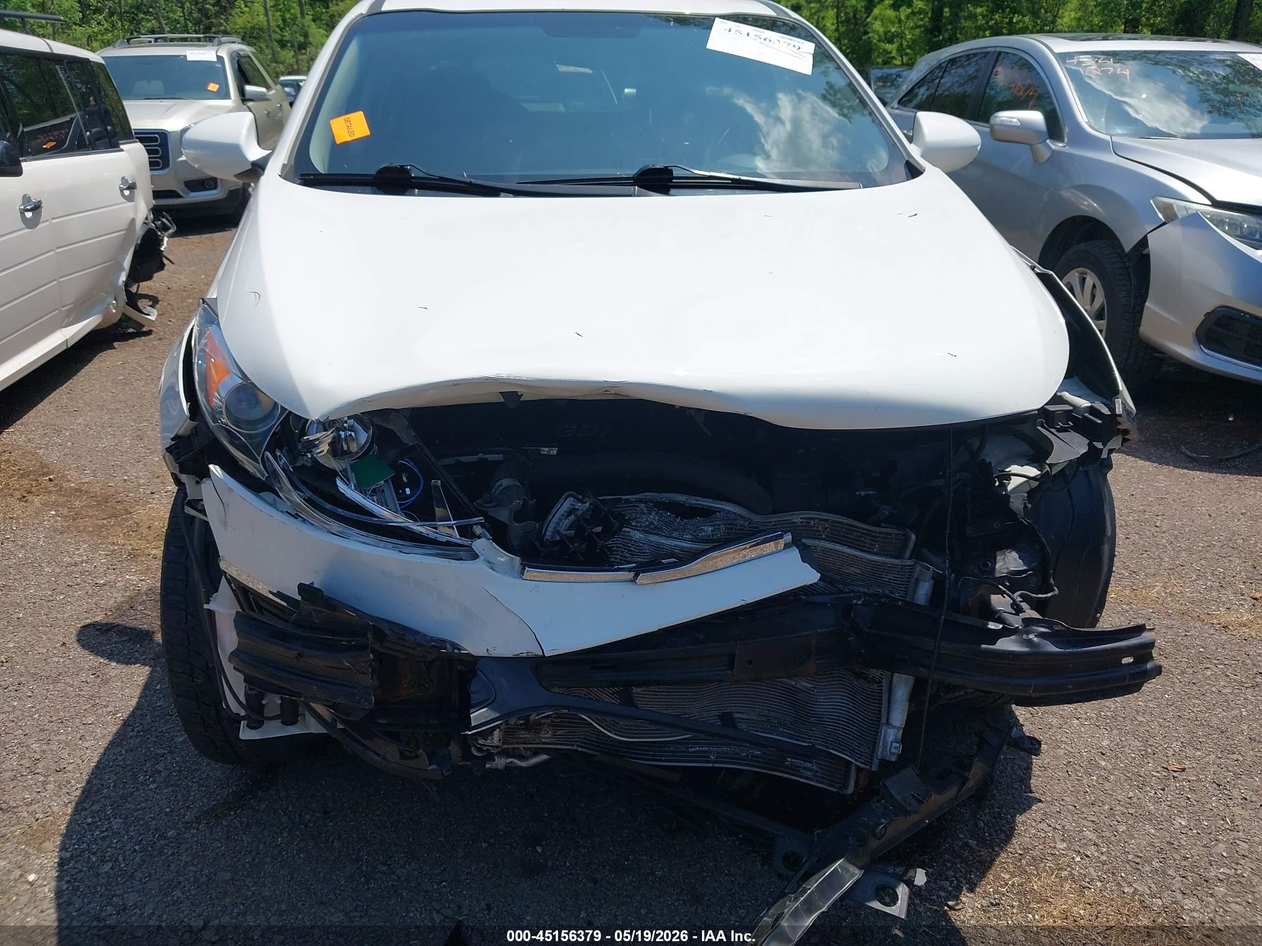 2015 Kia Sportage Lx Белый vin: KNDPBCAC1F7759078