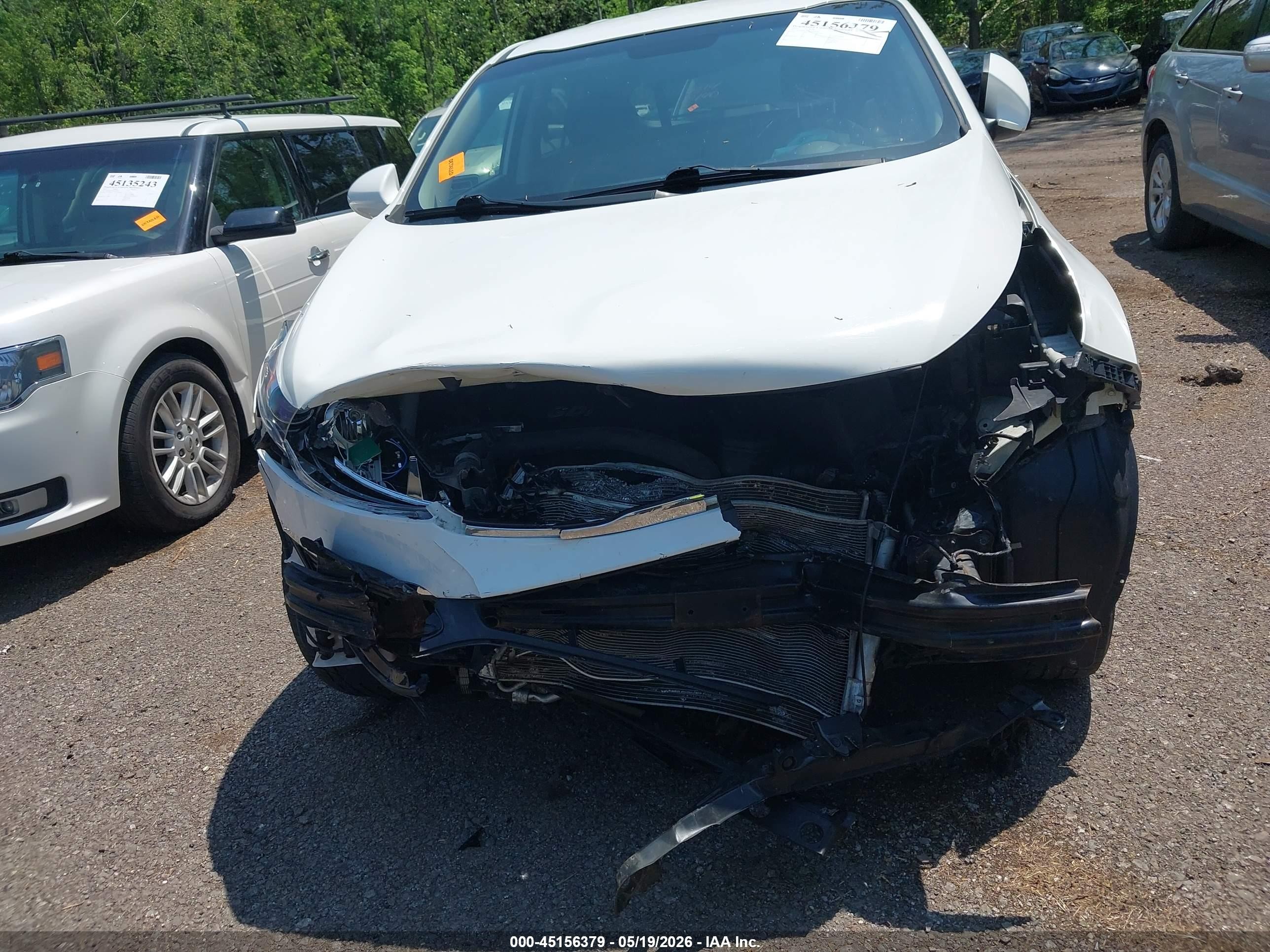2015 Kia Sportage Lx Белый vin: KNDPBCAC1F7759078