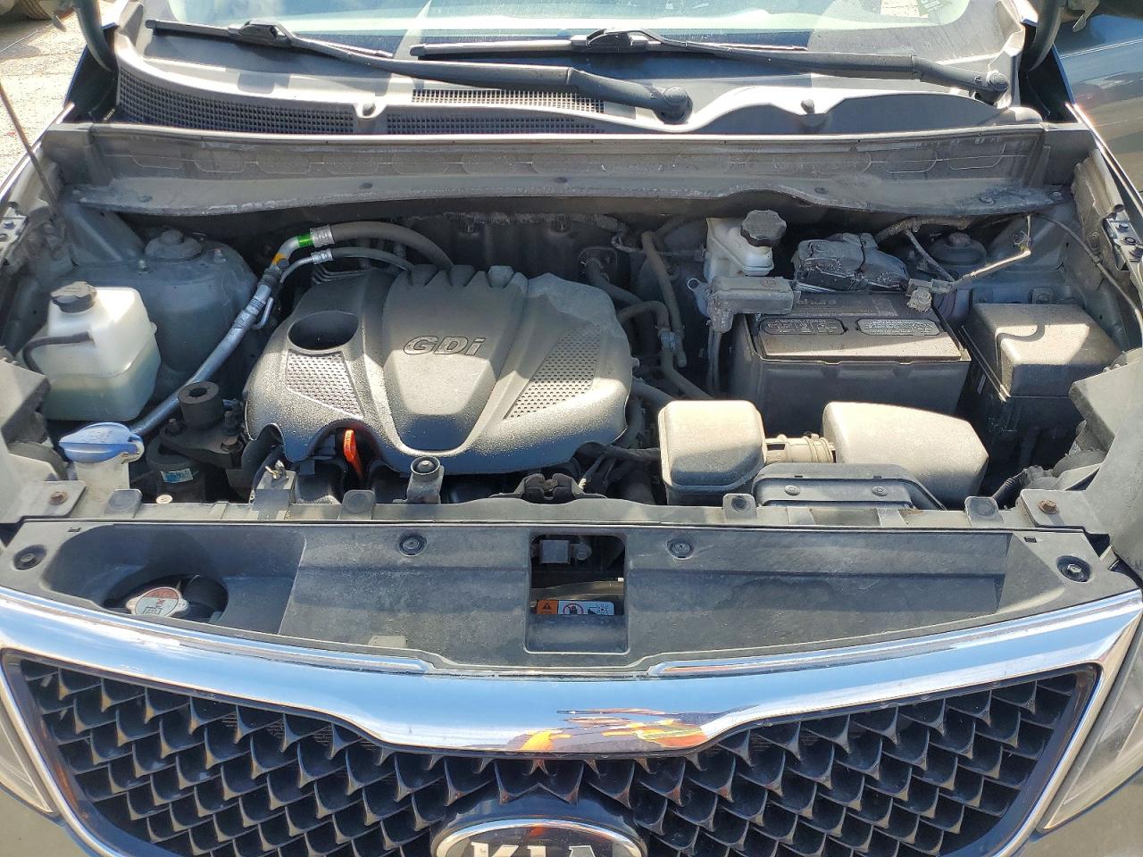 2015 Kia Sportage Lx Blue vin: KNDPBCAC1F7759307
