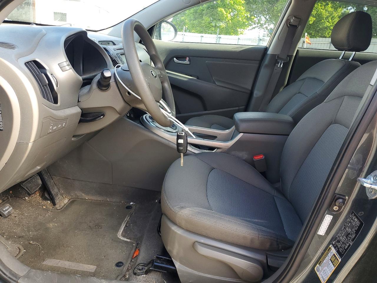 2015 Kia Sportage Lx Blue vin: KNDPBCAC1F7759307