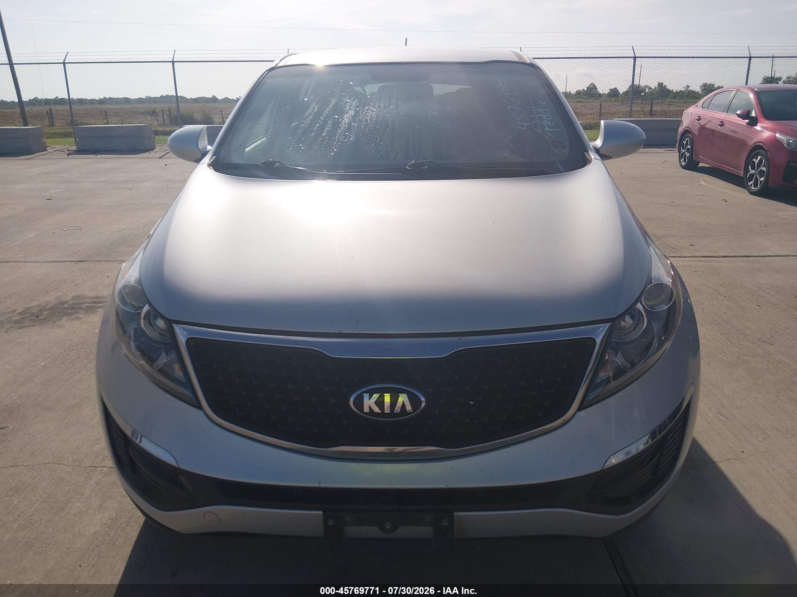 2015 Kia Sportage Lx Silver vin: KNDPBCAC1F7780108