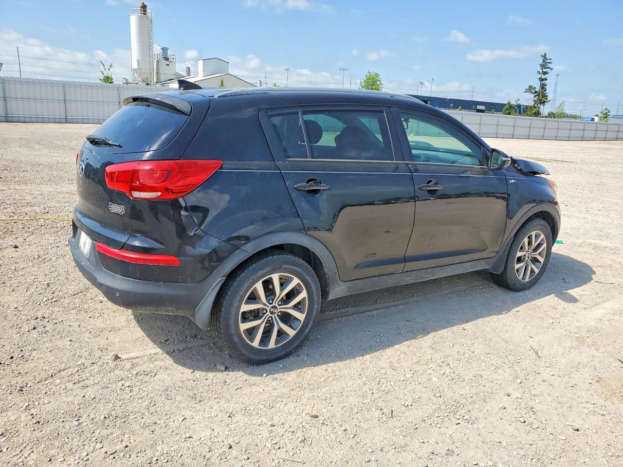 2014 Kia Sportage Lx Black vin: KNDPBCAC2E7579509