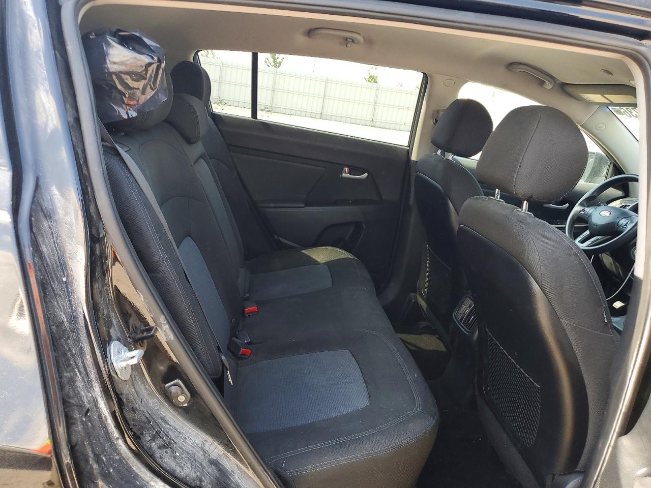 2014 Kia Sportage Lx Black vin: KNDPBCAC2E7579509