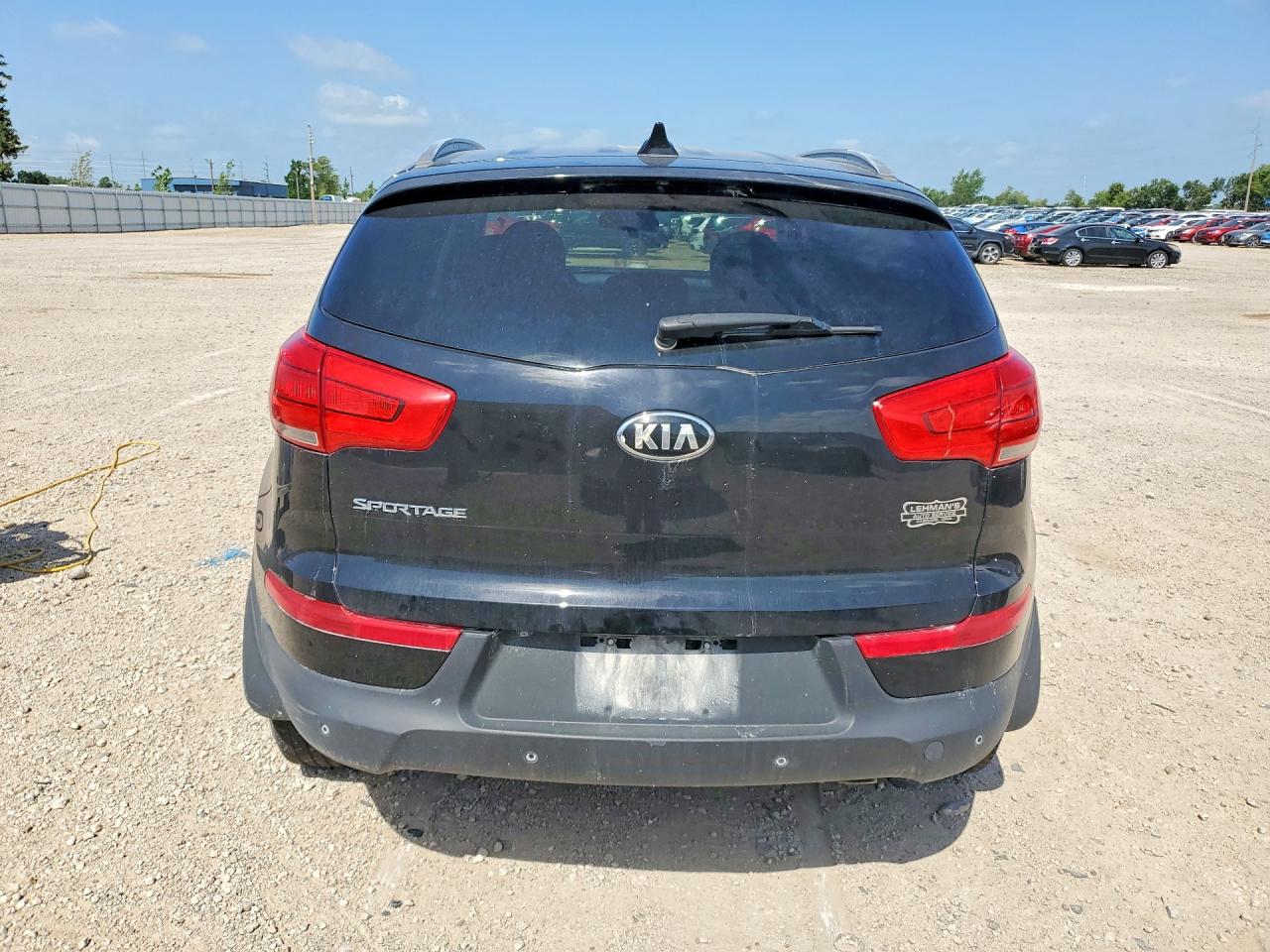 2014 Kia Sportage Lx Black vin: KNDPBCAC2E7579509