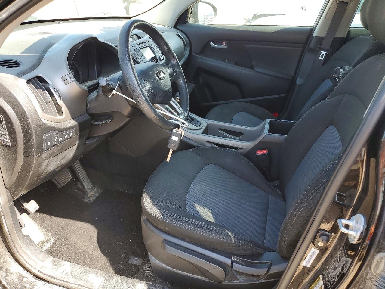 2014 Kia Sportage Lx Black vin: KNDPBCAC2E7579509