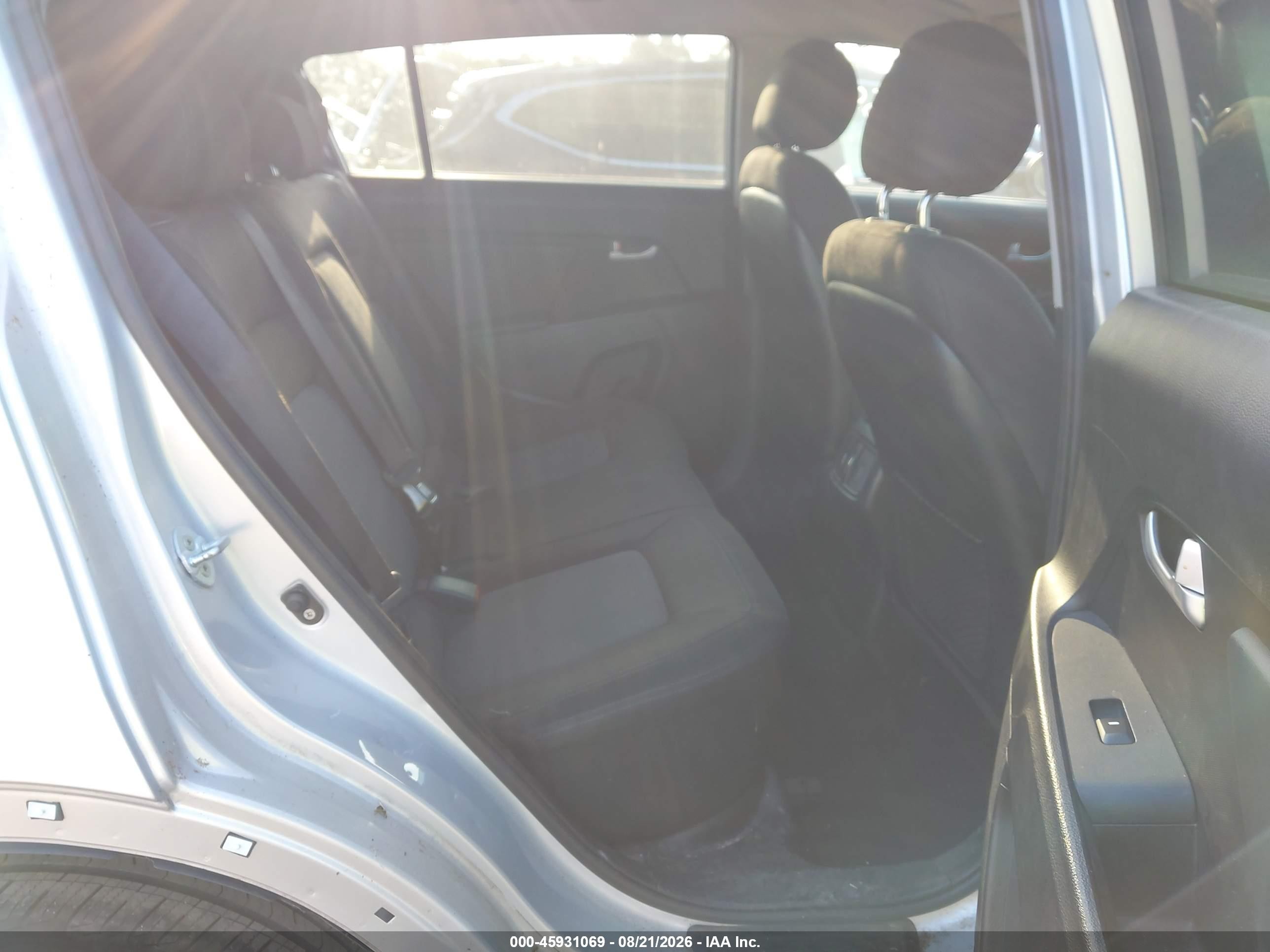 2014 Kia Sportage Lx Silver vin: KNDPBCAC2E7603856