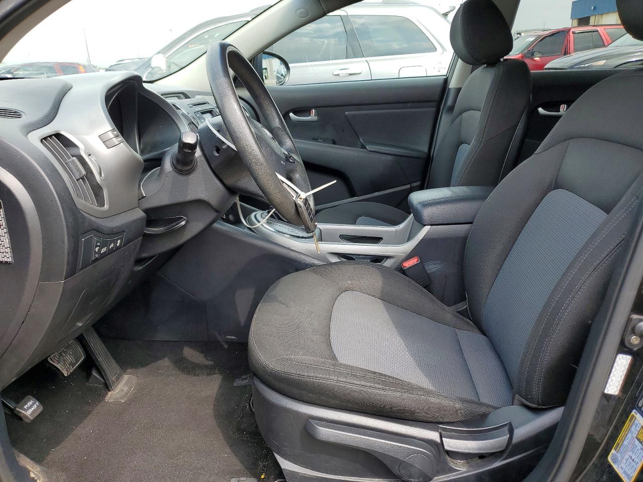 2015 Kia Sportage Lx Black vin: KNDPBCAC2F7760742