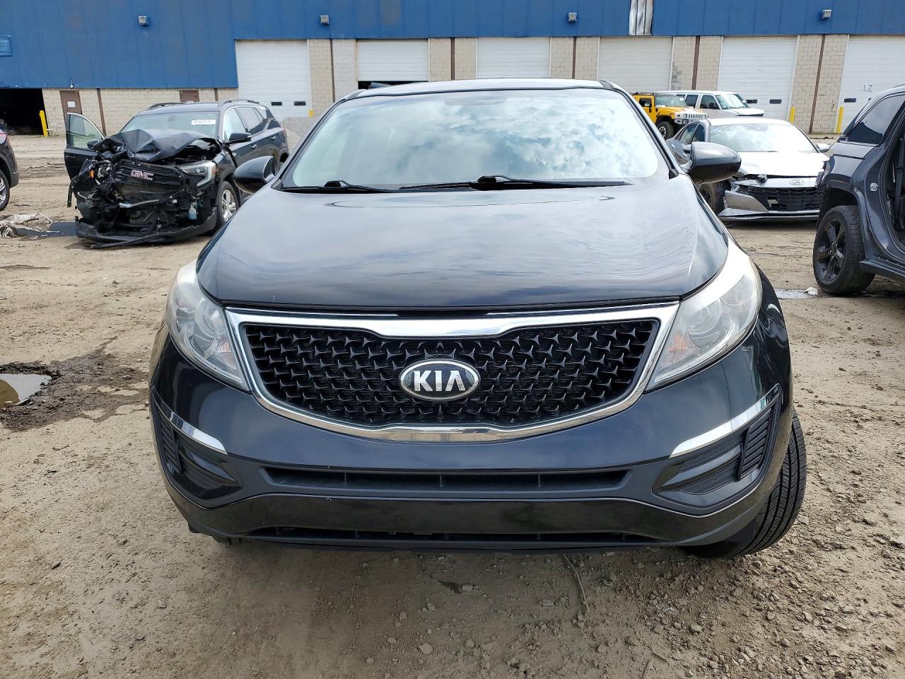 2015 Kia Sportage Lx Black vin: KNDPBCAC2F7760742