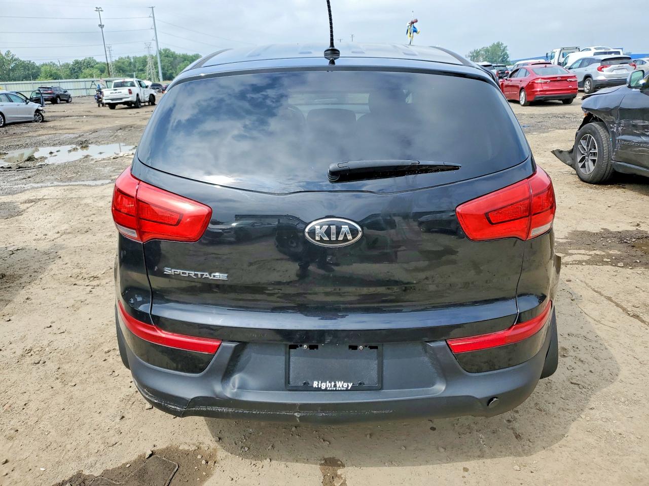 2015 Kia Sportage Lx Black vin: KNDPBCAC2F7760742