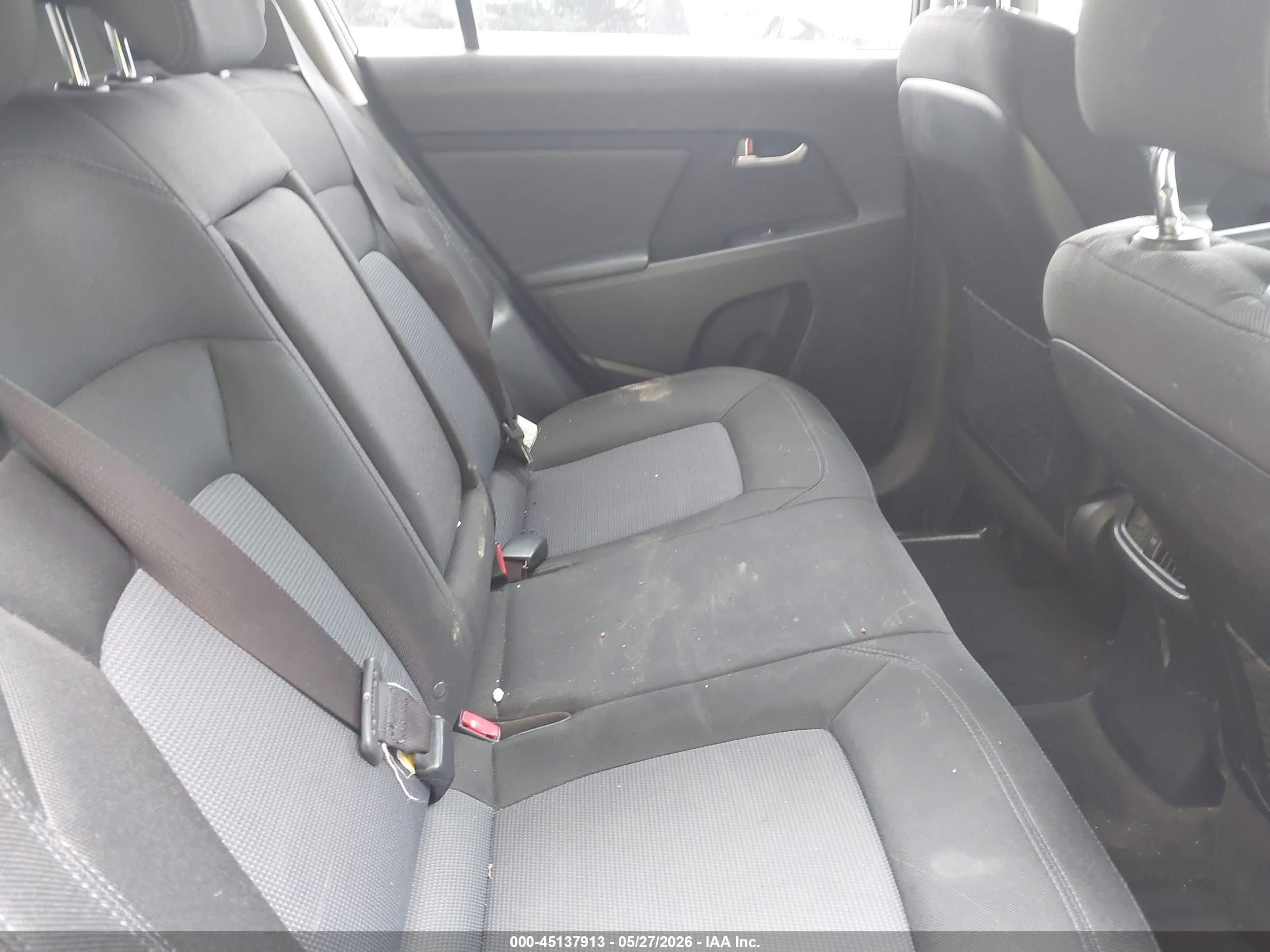 2015 Kia Sportage Lx Black vin: KNDPBCAC2F7790730