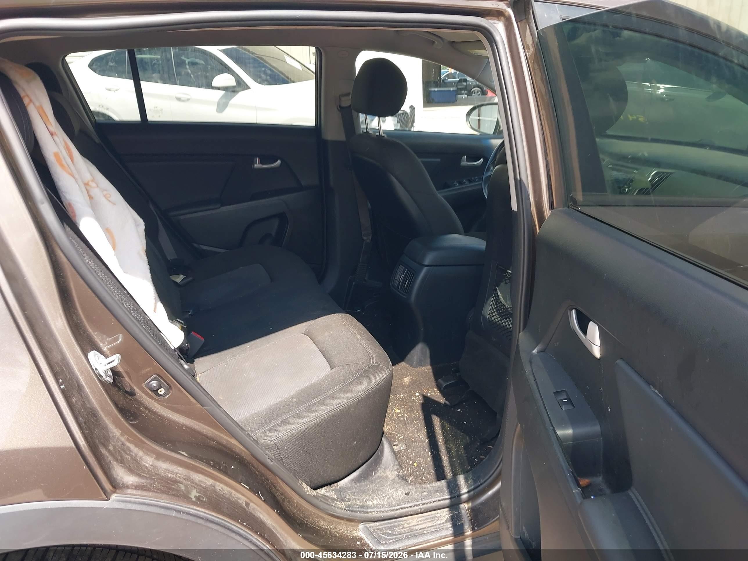 2014 Kia Sportage Lx Brown vin: KNDPBCAC3E7547359
