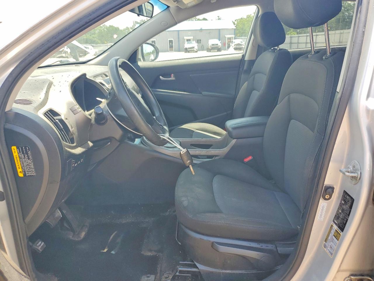 2014 Kia Sportage Lx Silver vin: KNDPBCAC3E7584623
