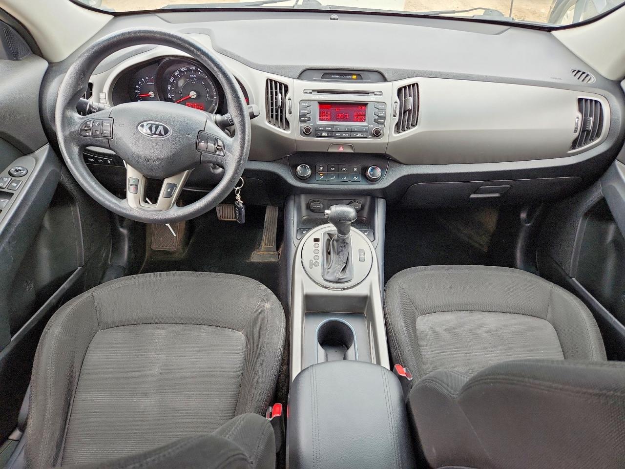 2014 Kia Sportage Lx Black vin: KNDPBCAC3E7630208