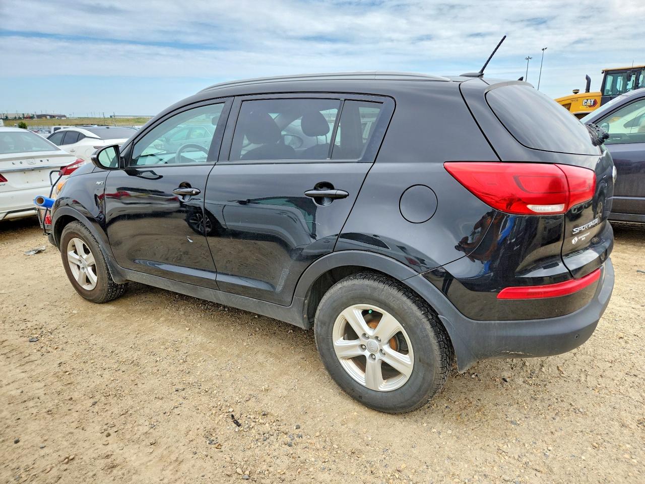 2014 Kia Sportage Lx Black vin: KNDPBCAC3E7630208