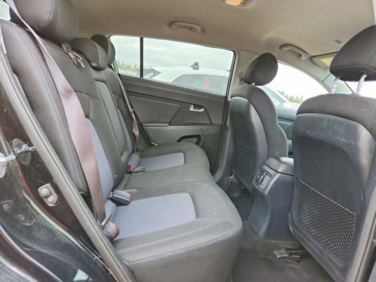 2014 Kia Sportage Lx Black vin: KNDPBCAC3E7630208