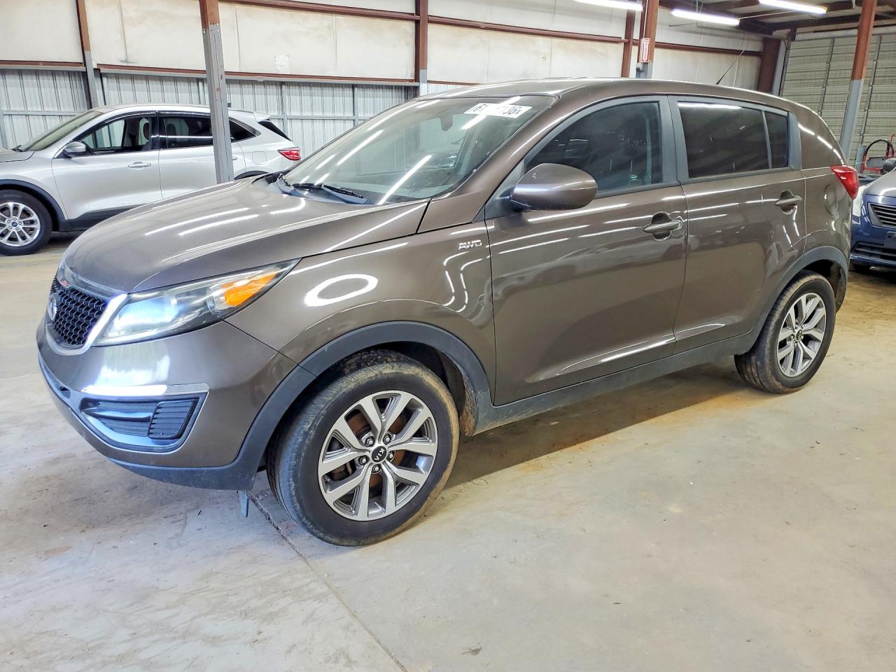2015 Kia Sportage Lx Brown vin: KNDPBCAC3F7720850