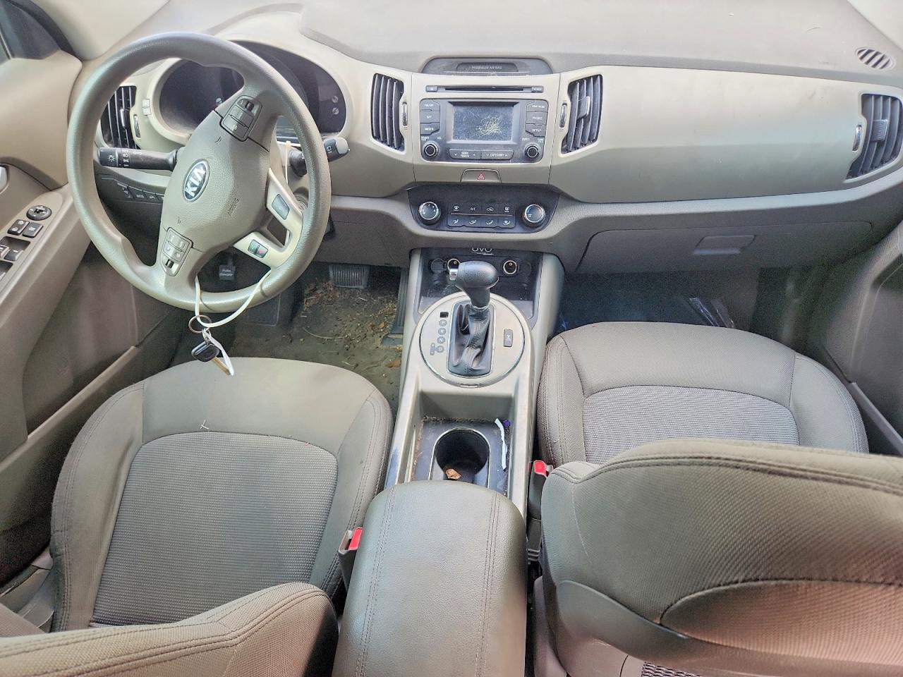 2015 Kia Sportage Lx White vin: KNDPBCAC3F7767750